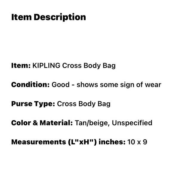 🦧Aisling Kipling 🦧
Metallic Crossbody
 Front flap pocket like new!🦧 - Picture 6 of 6